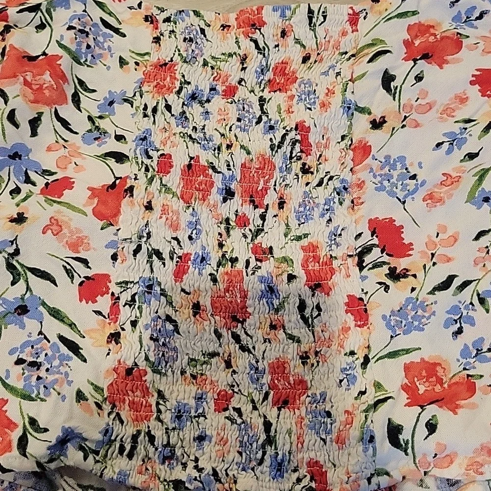 ASTR THE LABEL Floral Print Square Neck Top - Picture 3 of 5